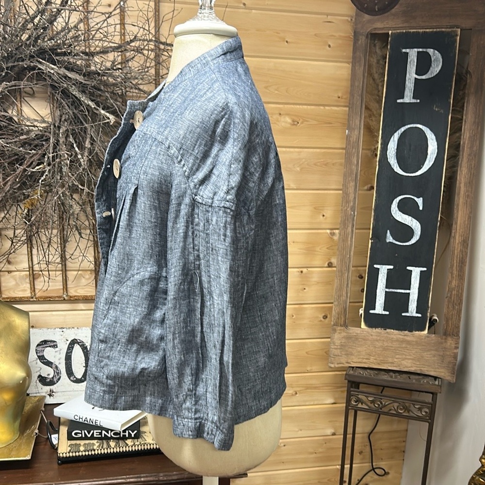 100% Linen swing jacket - Picture 6 of 15
